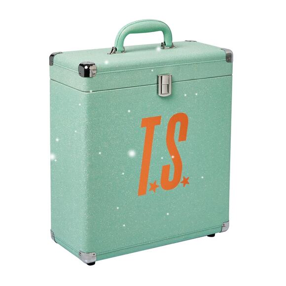 Taylor Swift NWT | The Life of a Showgirl Vinyl Record Case in green & orange - Picture 5 of 7
